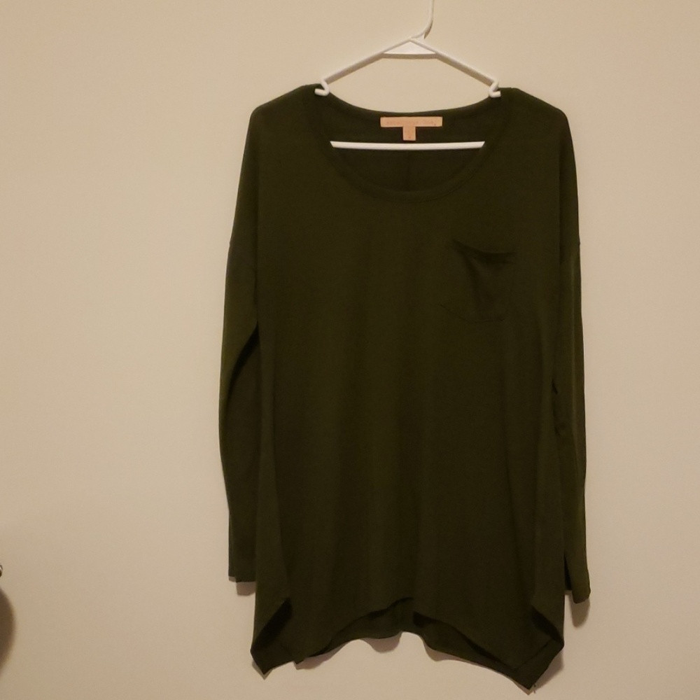 Army green tunic lightly worn